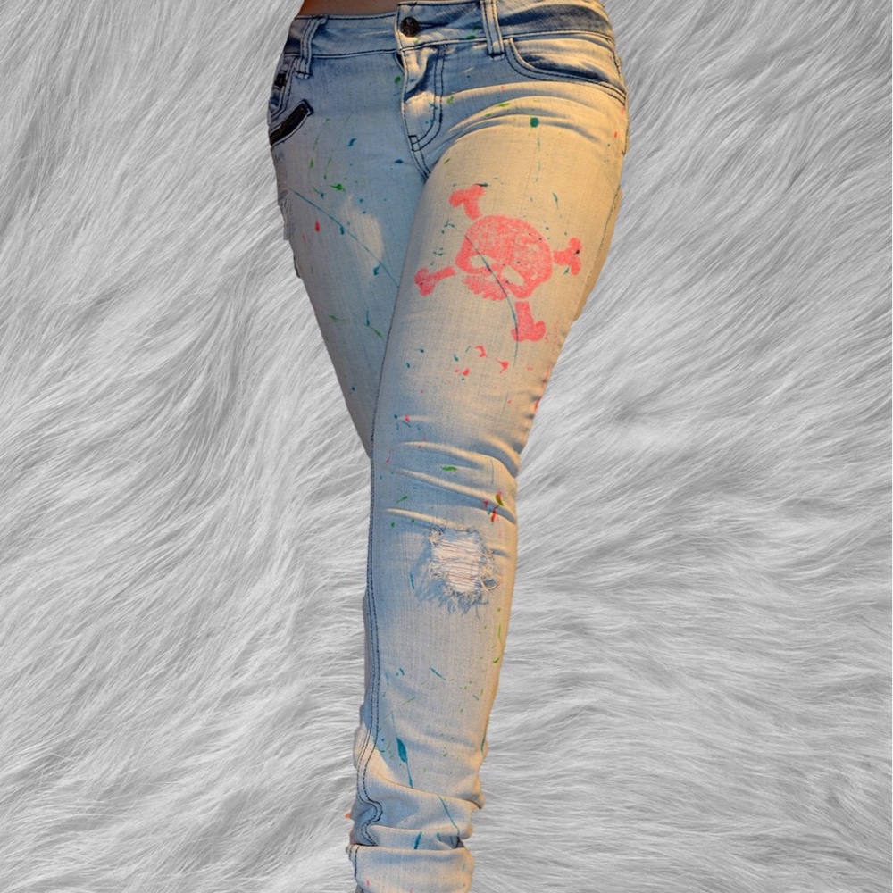 Goth/Punk Skull Jeans